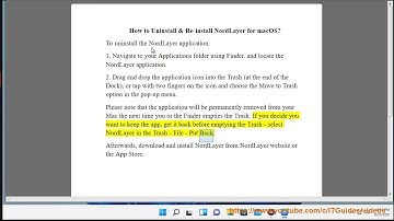 Uninstall & Re-install NordLayer for macOS