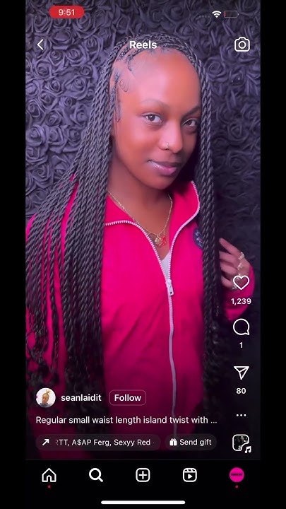  ISLAND TWIST #tutorial #knotlessbraids #islandtwist - YouTube