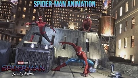 The Spider-Men Swinging! Blender Animation Collaboration