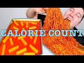 Calorie Count - Nikocado "GIANT SPICY RICE CAKES CHEESY FIRE NOODLES • Mukbang & Recipe"