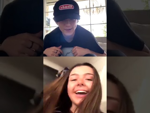 Asher Angel live stream May 8, 2020