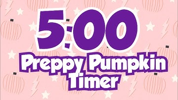 5-Minute Preppy Pumpkin Timer – Calm & Cute Halloween Countdown