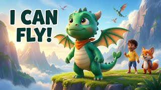 The Baby Dragon Who Couldn't Fly 🐉 | He Never Gave Up! | 3D Cartoon Story