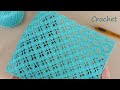 Всего 2 ряда - СУПЕР легкий УЗОР!  Простое ВЯЗАНИЕ КРЮЧКОМ для начинающих SUPER EASY Pattern Crochet