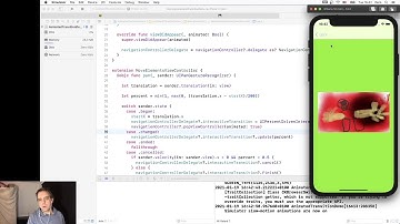 Custom ViewController Transitions in UIKit using Swift