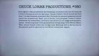 Chuck Lorre Productions, #580/Warner Bros. Television (2018)