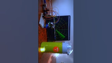 Arduino Radar System with Ultrasonic Sensor! 🔥 #Shorts
