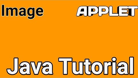 Java programming : How to add image in java applet