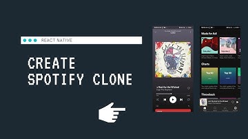Spotify clone with react native update.