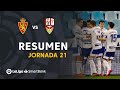 Resumen de Real Zaragoza vs UD Logroñés (2-0)