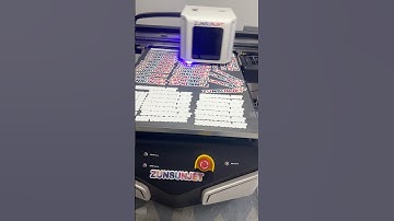 #uvflatbedprinter #uvdtfprinter Application of Visual Positioning in UV Flat Panel Printer