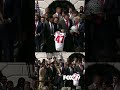 CLOSE CALL! VP Vance drops trophy stand as Ohio State college football champs visit the White House