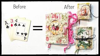 3 Ways To Transform Playing Cards Into Unique Journals - Repurpose