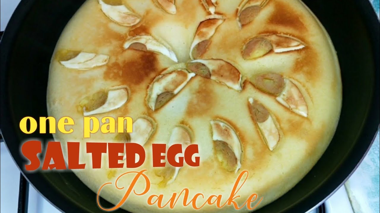 Quick and Easy Pan Dinner Recipe  1 Egg Salted Cake [in the pan