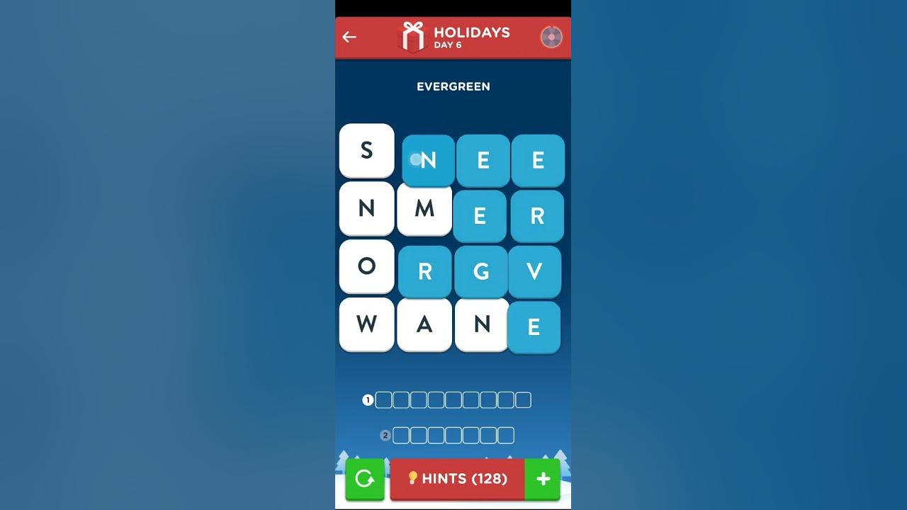 Wordbrain 2 Holiday Event Day 6 [December 6 2022] Wordbrain 2 Answers