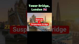 Tower Bridge 🇬🇧 — A Victorian Engineering Wonder #TowerBridge #London #EngineeringMarvel #bascule