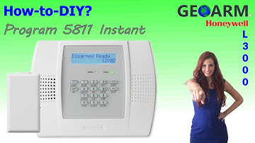 Honeywell 5811 - How to Program Instant and Manually Learn Serial Number L3000?