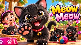 Meow Meow Cat Song | Billi Karti Meow Meow | Hindi Nursery Rhymes for Babies & Toddlers | Fun Rhymes