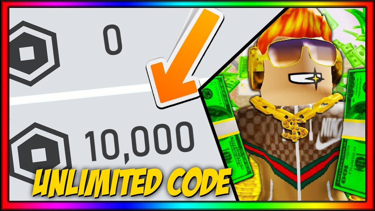 9 Codes Unlimited Robux Code Youtube - roblox unlimited robux code