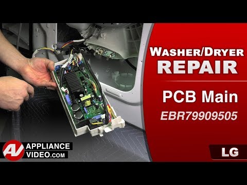 Lg Washer Dryer Combo Unit Pcb Printed Circuit Board Main Repair Diagnostic Youtube