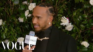 Lewis Hamilton on His Black History-Inspired Met Look | Met Gala 2024 | Vogue