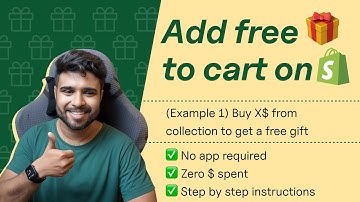 Shopify Auto-Add Gift Script Example | Spend $100 Get a Free Product (Part 3) | Example 1