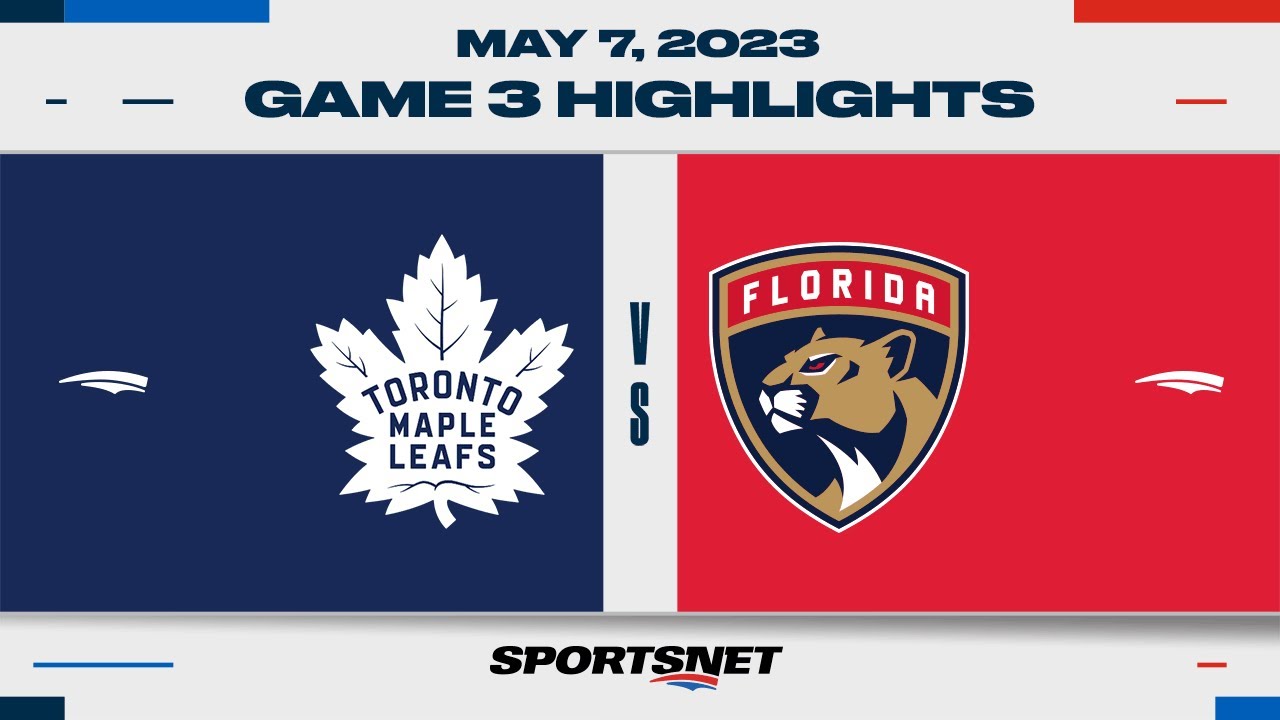 NHL Playoffs: Panthers beat Maple Leafs in OT, take 3-0 series lead ...