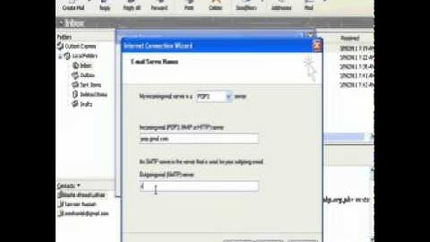 how to set outlook express gmail account