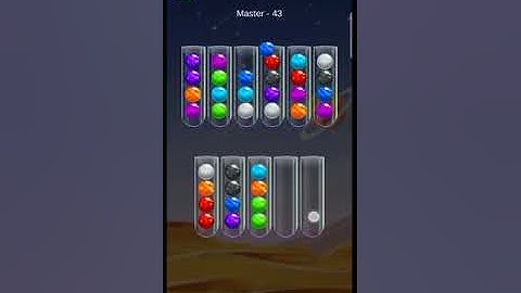 Golden Bubble Sort Master Level 43 (gameplay walkthrough)