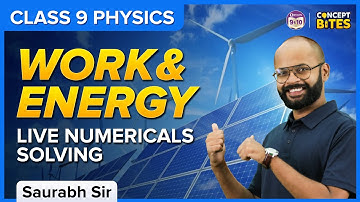 Work and Energy Live Numericals Solving | Class 9 Physics