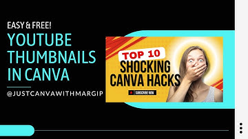 How to Make YouTube Thumbnails in Canva | Easy Tutorial for Beginners 2025
