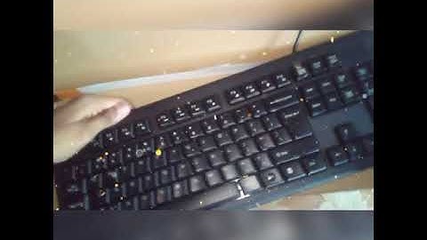 A4TECH Multimedia FN Keyboard unboxing