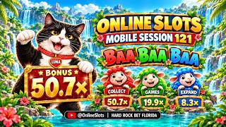 Online Slots: Three Sheep Bonuses & Taking the Win! 🐑 | Hard Rock Bet Florida | 121