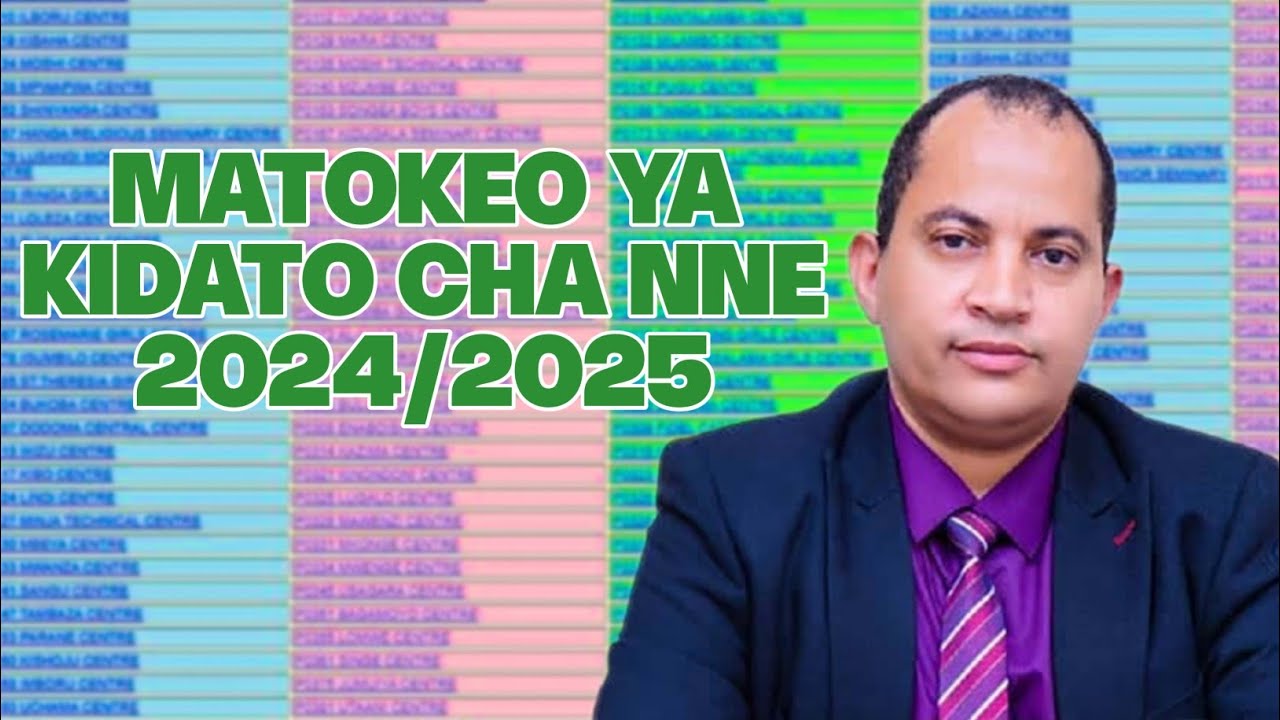 NECTA RASMI MATOKEO YA KIDATO CHA NNE 2024, FORM FOUR EXAMINATION ...