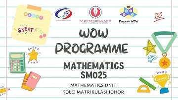 WOW Programme SM025 Set 2