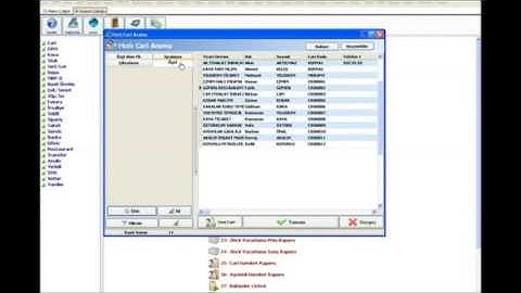 WOLVOX ERP Programı eski cari kartlar