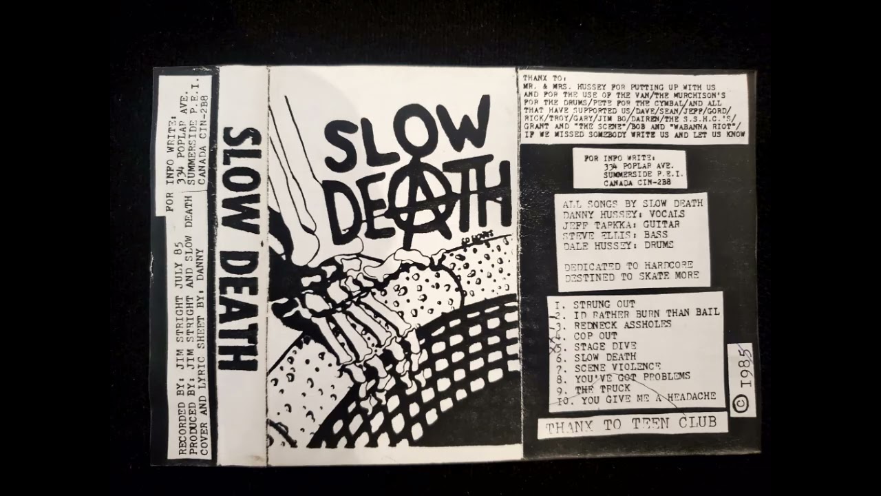 Slow Death - Demo (1985, Hardcore Punk, Canada)