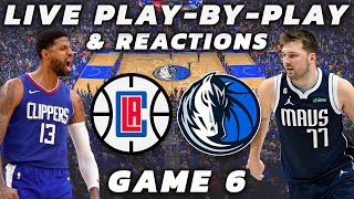 Los Angeles Clippers vs Dallas Mavericks | Live PlayByPlay & Reactions