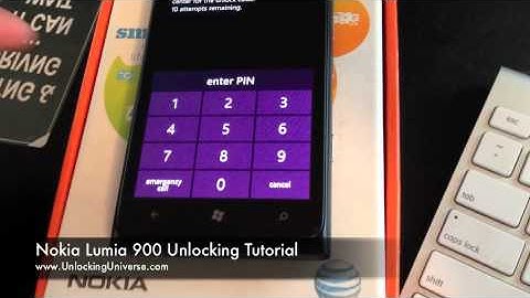 How to Unlock Nokia Lumia 900 for all Gsm Carriers using an Unlock Code