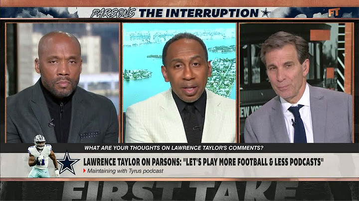 Stephen A.'s take on Lawrence Taylor's CRITICISM of Micah Parsons 🗣️ IT'S ADVICE! | First Take