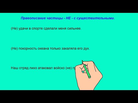 Русский язык. Правописание частицы -НЕ- с существительными.