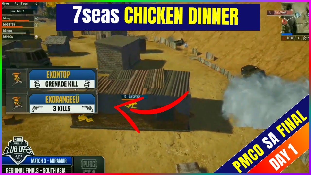 7Seas CHICKEN DINNER || ELEMENTRIX wiping A1es || JM vs 7seas [PMCO SOUTH ASIA FINAL 2020 DAY 1]