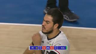 VOLLEYBALL NATIONS LEAGUE 2023 | Morteza Sharifi amazing point in Iran Vs Bulgaria match