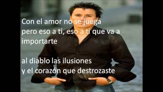 Video thumbnail of "Santos Chavez Con el Amor no se Juega con Letra"