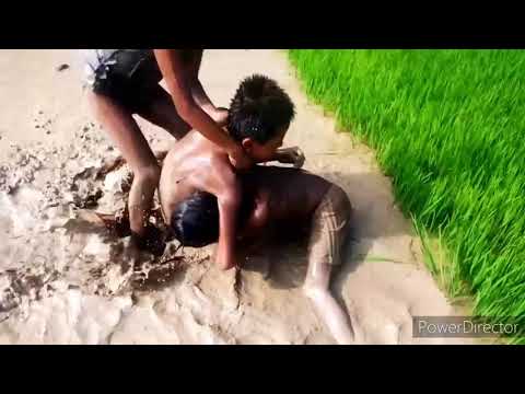 Chorei kids wrestling.( Most funny fight)