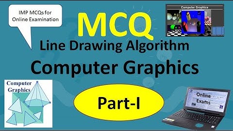 MCQs Computer Graphics|Line Drawing algorithms in Computer Graphics  MCQs| IMP MCQ for online exam