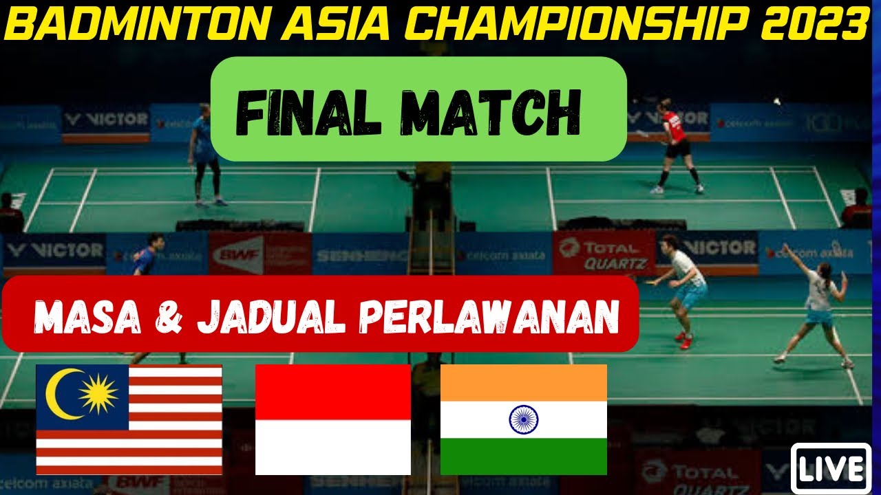 perlawanan badminton live