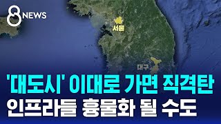 '대도시' 이대로 가면 직격탄…인프라들 흉물화 될 수도 / SBS 8뉴스