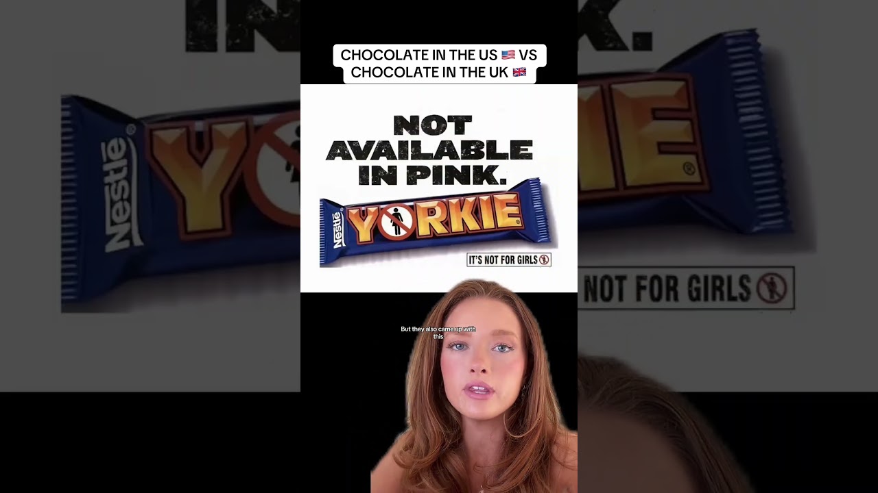 US CHOCOLATE 🇺🇸 VS UK CHOCOLATE 🇬🇧 HOW WAS THIS LEGAL IN THE UK?#fyp#britishculture #yorkiebar