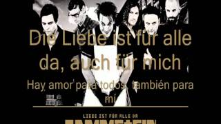 Rammstein - Liebe Ist Für Alle Da (Letras Alemán - Español)